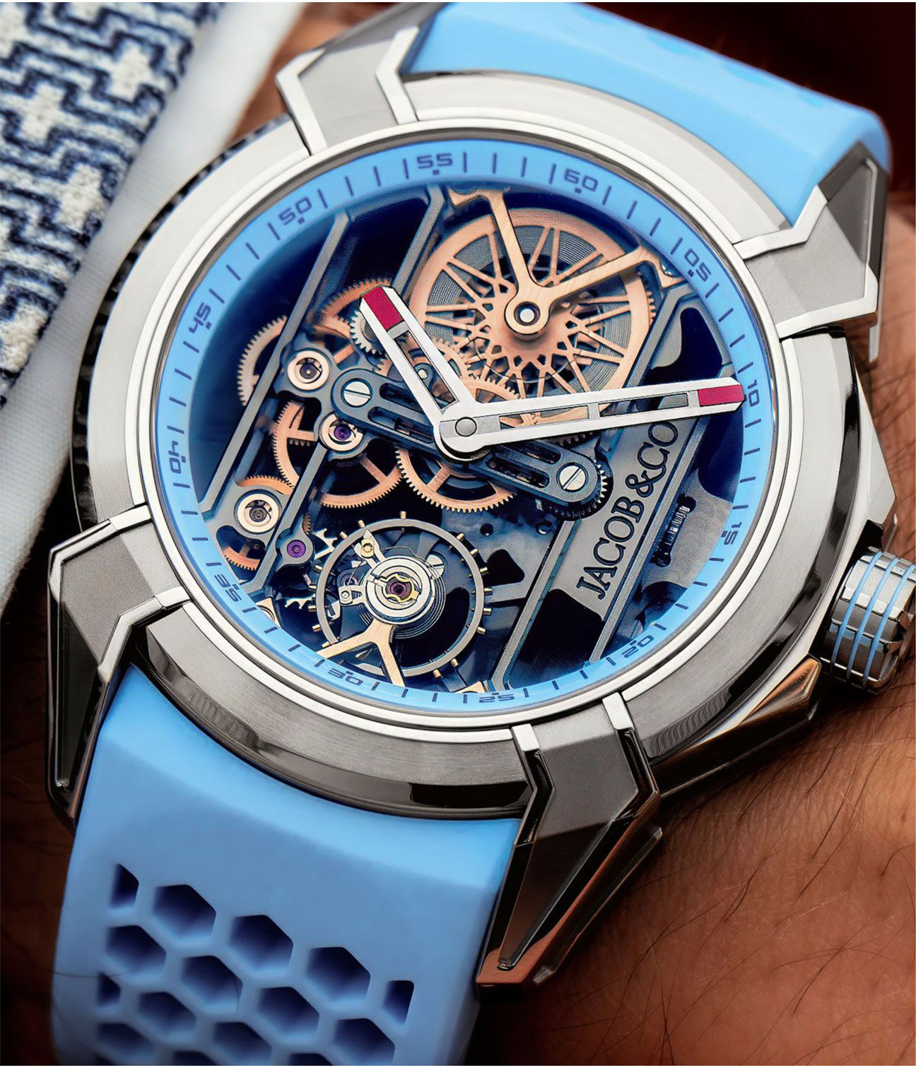 Jacob & Co. Epic X Titanium (5N Color Gears)